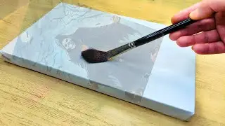 Spooky Skeleton in a Haunted Forest | Easy Halloween Acrylic Painting Step-by-Step 🎨💀