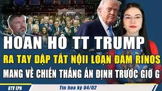 HOAN H&Ocirc; TT TRUMP RA TAY DẬP TẮT NỔI LOẠN CỦA Đ&Aacute;M RINOS CỘNG H&Ograve;A, MANG VỀ CHIẾN THẮNG QUYẾT ĐỊNH NGAY