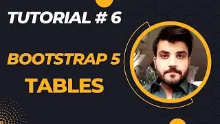 How To Create Tables In Bootstrap 5 || Bootstrap 5 Tutorial Lec 6 ||2023||
