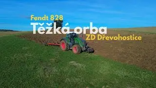 Těžká orba 2025!! ☆ ZD Dřevohostice ☆ Fendt 828