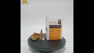 Silky Sandal Hand Dipped Incense Cones