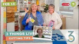 *LIVE* 3 Things Live: Easy Cutting Tips + How to Know When Your Rotary Blade Is Dull