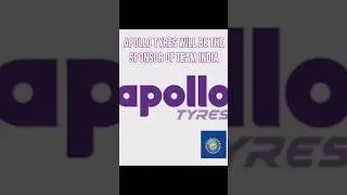 India Cricket Team New Sponsor - Apollo Tyres 📰#sportsnews #cricketnews #sponsor #ict #asiacup