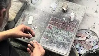 Making of Black Marble Inlay Table Top | Indian Handicraft Art