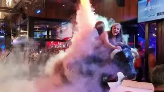 #viralvideo #like #funny #benidorm #Girls #Bull #riding #Amazing #mechanical Bull#part 146