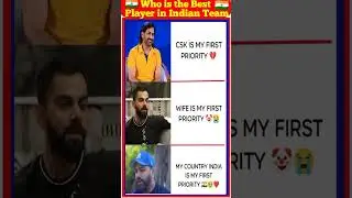 Who is the Best Player for Indian Team #cricket #msdhoni #viratkohli #rohitsharma #shortvideo #Viral