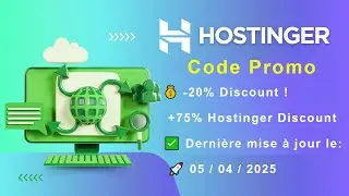 🚀🔥 Code Promo Hostinger 2025 (-20%) ✅ R&eacute;duction EXCLUSIVE Hostinger (Valide & Actif) 💰 [MAJ Avril]