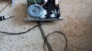 AIWA STEREO CASSETTE DECK belt installation, flywheel lubrication and head cleaning