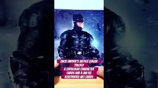 Zack Snyder&rsquo;s Justice League Trilogy 6 Lenticular Cards 3 Jim Lee Art Cards #dc #ytshorts #dceu