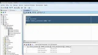 Ejemplo simple de SELECT utilizando operadores de comparación