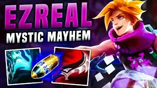 ARCADE EZREAL MYSTIC MADNESS! FULL LETHALITY BUILD CRUSHES! LEAGUE OF LEGENDS 12.8 RANKED GAMEPLAY!