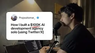 How I Built a $100K AI Development Agency Solo (Using Twitter/X)