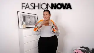 a comfy loungewear & gym wear haul from Fashion Nova Curve | plus size try on