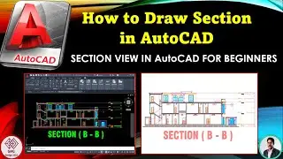 How To Draw Cross Section in AutoCAD | SECTION VIEW IN AutoCAD FOR BEGINNERS | in Urdu/Hindi ACAD