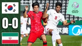 Late action brings no breakthrough! | Korea Republic - IR Iran | Highlights | AFC U23 Asian Cup&trade;
