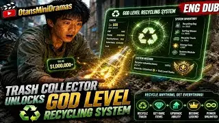 Trash Collector Unlocks God Level Recycling System...Earns Billions Overnight ♻️ | English Dub Drama