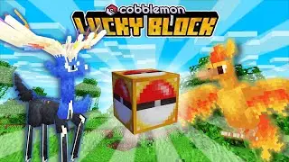 Finding LEGENDARY POKEMON Against My Rival In Cobblemon Lucky Block