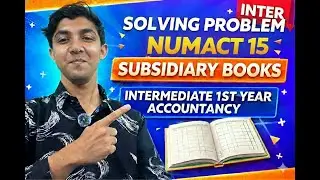 Subsidiary Books &ndash; Problem No. 15| Intermediate 1st Year Accountancy | Step-by-Step Solution