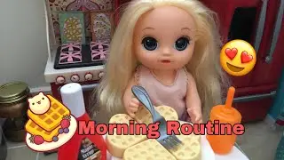 BABY ALIVE Brittanys Morning routine!