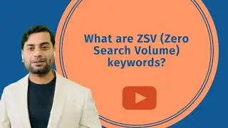 What are ZSV (Zero Search Volume) keywords 🤔🤑 👆👆 #shorts #backtobasics #keywordresearch #seo