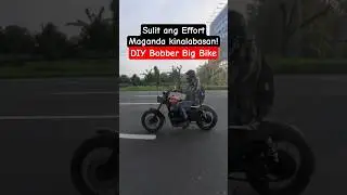 DIY Bobber Big Bike Motorstar Cafe 400 ganda kinalabasan after ma modify #ride #motorcycle #bigbike