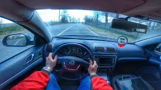 ЗА РУЛЕМ / SKODA OCTAVIA [1.8 152л.с] 🇨🇿 / POV TEST DRIVE / ТЕСТ ДРАЙВ ОТ ПЕРВОГО ЛИЦА