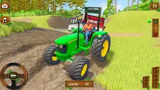 Indian Village Tractor Farming Fun 2026 Android Gameplay...