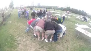 Team building excercises at Gift of Wings in Veterans Park