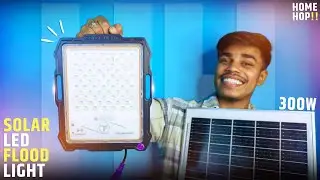 Best Budget Solar Flood Light? Homehop 300W Review! Powerful, Waterproof & Bright!