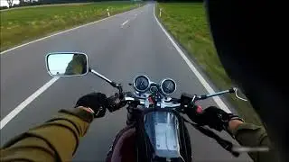 kleine Runde mit der Suzuki GSX 750 AE Inazuma, aufgenommen mit  der Sena 10C Evo