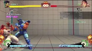 SSF4  M.BISON COMBO video ( almost all combos possible )