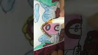 my mini cozy colouring book 📕📖 #music #art #experimentalphonk #myart #drawing