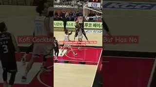 Kofi Cockburn Gets Blocked But Has No Problems Scoring #kbl #koficockburn #seoulsamsungthunders
