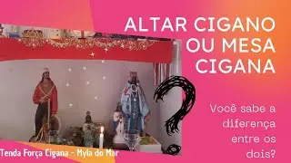 Mesa Cigana (Mesa de Trabalhos) - Espiritualidade Cigana