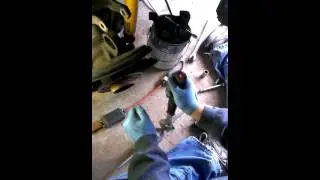 E46 rear trailing arm upper ball joint removal