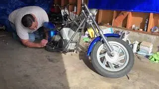 Mini chopper / mini bike restoration part-2