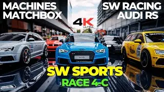 AUDI RS vs SW RACING vs SW MACHINES vs MATCHBOX SW | Diecast League Group 4C: SW #diecast #hotwheels