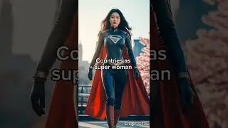 Countries as superwoman #ai #midjourney #superheroes