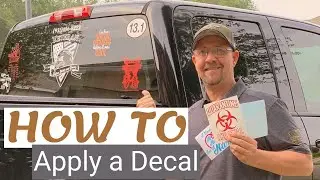 How to Apply Vinyl Decals