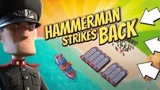 Boom Beach: HOW TO BEAT HAMMERMAN! HAMMERMAN STRIKES BACK!!!