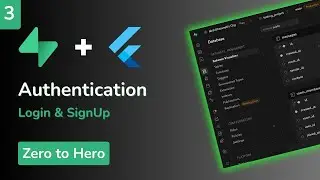 Authentication with Supabase: Flutter Supabase Tutorial | Login & SignUp With Supabase 