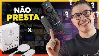 Chromecast 4k ou Fire TV Stick 4K? Qual a melhor opção? Análise Completa !