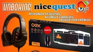Ganhe PR&Ecirc;MIOS com a Nicequest! Unboxing do Headset + Combo Teclado e Mouse OEX | TOTALMENTE GR&Aacute;TIS!