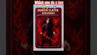 Which demon slayer action figure do u buy 😱👀🥶💀#demonslayer #actionfigures #ai #aigenerated #yt