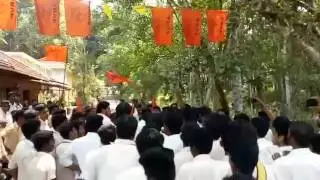 ABVP-കാവിപ്പട-പ്രകടനം-Nss polytechnic pandalam (24-03-2017)