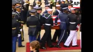 USA - Body Of Ron Brown Returns To Washington