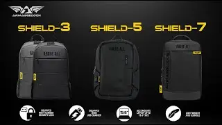 ARMAGGEDDON | SHIELD SERIES | ANTI-THEFT ULTIMATE GAMING LAPTOP BACKPACK