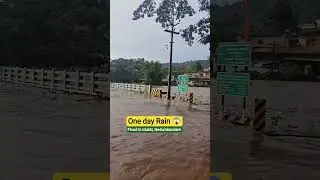 one day rain = Flood 🙆&zwj;♂️😱😱   #kerala #idukki #nedumkandam #flood #rockslide #wayanad #rain #india
