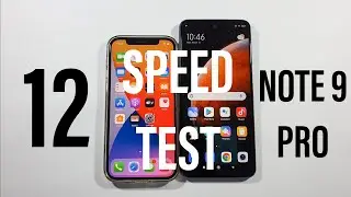 Iphone 12 vs Xiaomi Redmi Note 9 Pro Speed Test