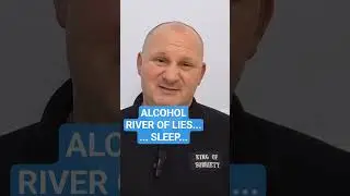 Alcohol addiction. River of lies....sleep. @Kingofsobriety